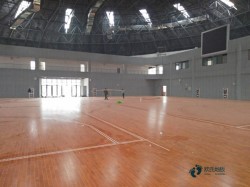 學(xué)校俄勒岡松舞臺體育場地木地板施工團隊